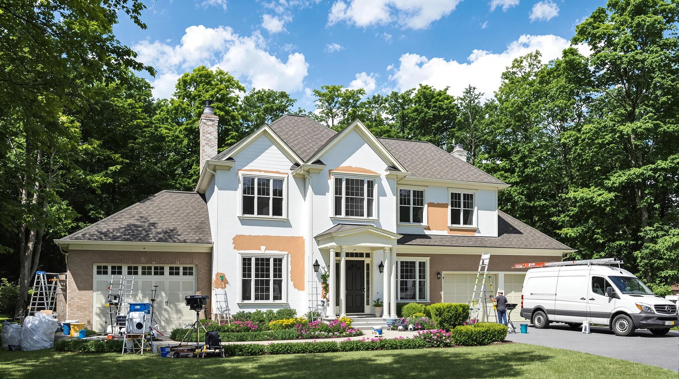 Carefree House Painters painting equipment