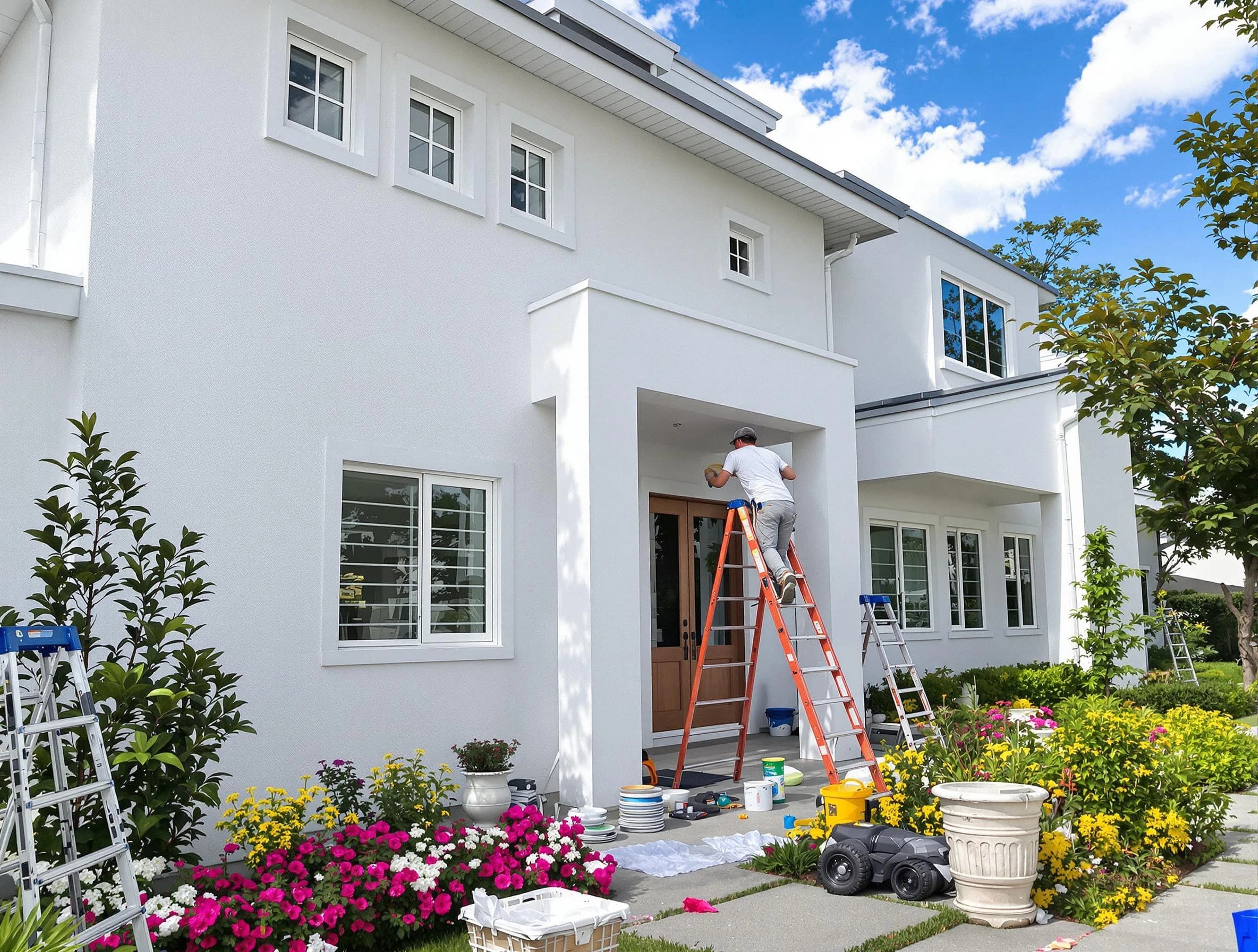 Carefree House Painters team delivering a fresh exterior coat in Carefree, AZ